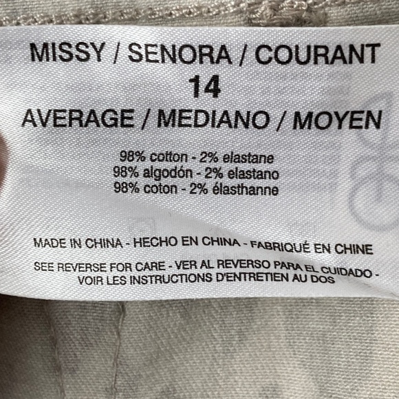 Nine West 14 Leopard Print Gramercy Skinny Ankle Jeans Pants - Picture 13 of 16